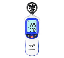 Анемометр крыльчатый Bluetooth 0,3-30 м/с, -10-45°C WINTACT WT82B