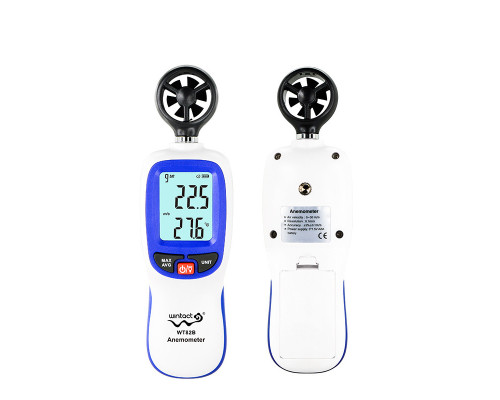 Анемометр крыльчатый Bluetooth 0,3-30 м/с, -10-45°C WINTACT WT82B
