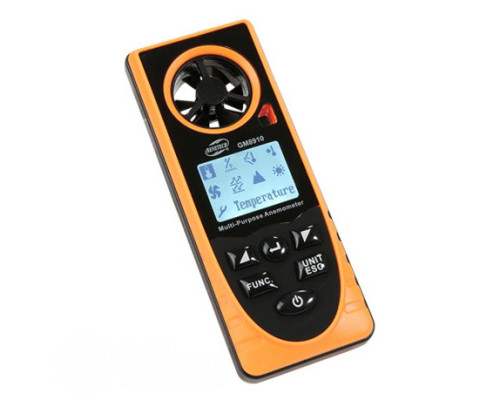 Многофункциональный анемометр-метеостанция 0,7-30м/с, -20-60°C BENETECH GM8910