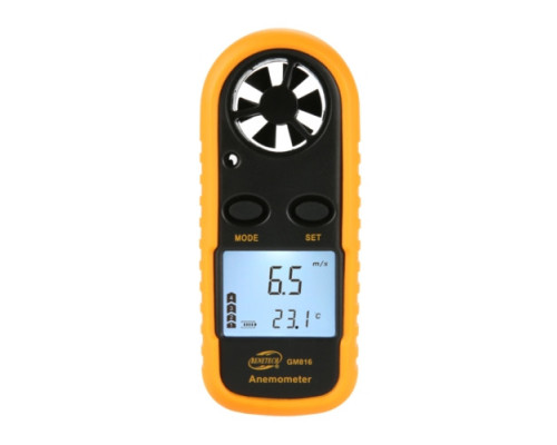 Цифровой анемометр 0,1-30м/с, -10-45°C BENETECH GM816
