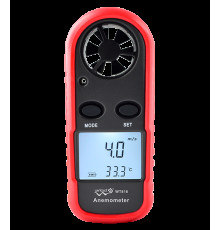 Анемометр цифровой 0,1-30м/с, -10-45°C WINTACT WT816