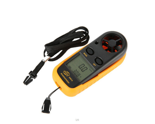 Цифровой анемометр 0,1-30м/с, -10-45°C BENETECH GM816
