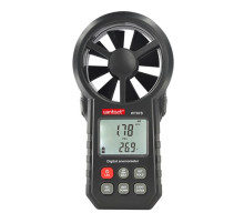 Анемометр крыльчатый USB, Bluetooth 0,3-30м/с, -10-45°C WINTACT WT87B