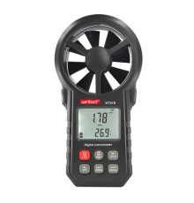 Анемометр крыльчатый USB, Bluetooth 0,3-30м/с, -10-45°C WINTACT WT87B