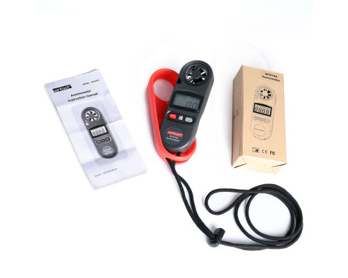 Анемометр цифровой 0,7-30м/с, -10-45°C WINTACT WT816A