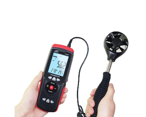 Анемометр профессиональный USB 0,3-45м/с, 0-45°C BENETECH GT8907