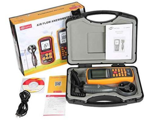 Анемометр-термометр USB 0,3-45м/с, 0-45°C BENETECH GM8902
