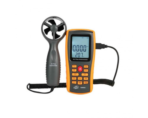 Анемометр-термометр USB 0,3-45м/с, 0-45°C BENETECH GM8902