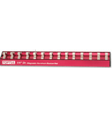 Планка для головок (магнитная) TOPTUL 1/2"*240*10шт PBKB2R2410