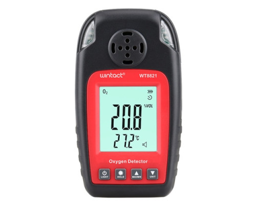 Датчик концентрации кислорода O2 + термометр (0-25% VOL, 0-50°C) WINTACT WT8821