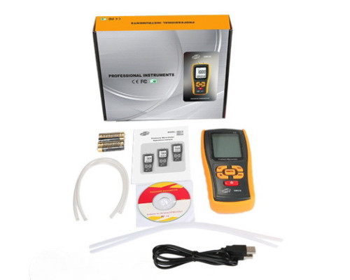Микроманометр дифференциального давления USB, ±10 кПа BENETECH GM510