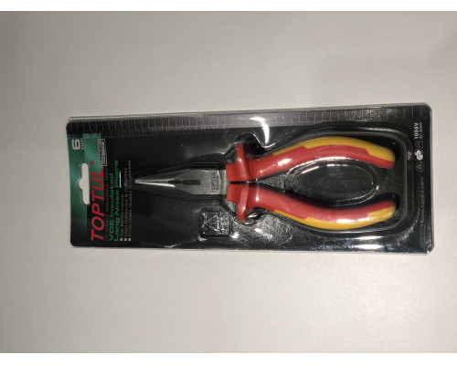 Плоскогубцы диэлектрические удлиненные 6" 1000V VDE TOPTUL DGCB2206