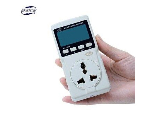 Ваттметр цифровой бытовой 10A BENETECH GM86