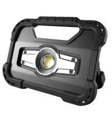 Прожектор светодиодный аккумуляторный 20W с POWERBANK 5000mAh (Made in GERMANY) FL-2001W