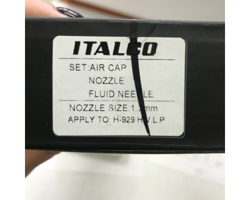 Сменный комплект форсунки для краскопультов H-929, диаметр 1,3мм ITALCO NS-H-929-1.3