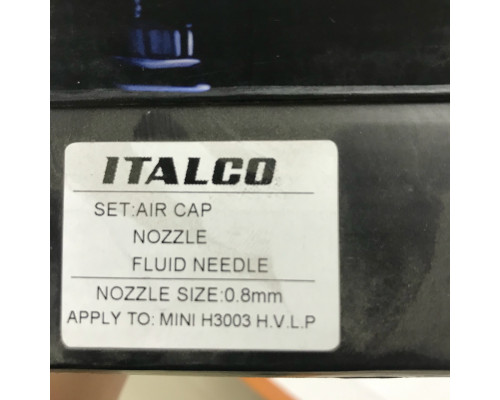 Сопло сменное для краскопульта H-3003-MINI 0,8мм ITALCO NS-H-3003-MINI-0.8