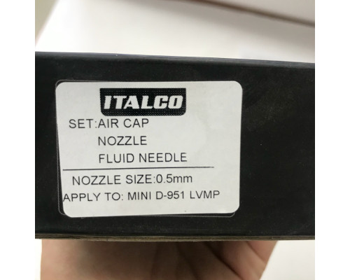 Форсунка 0,5мм для краскопультов D-951-MINI LVMP ITALCO NS-D-951-MINI-0.5LM
