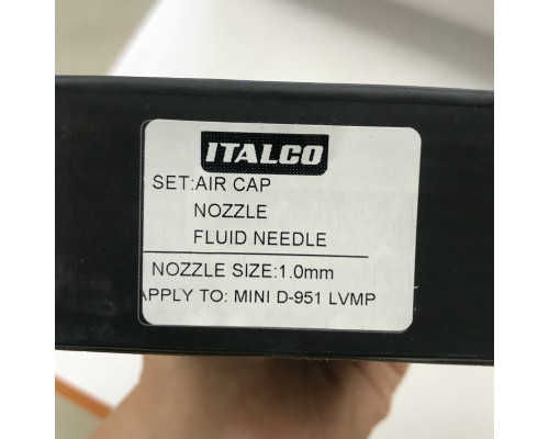 Сопло 1мм для краскопульта D-951-MINI LVMP ITALCO NS-D-951-MINI-1.0LM