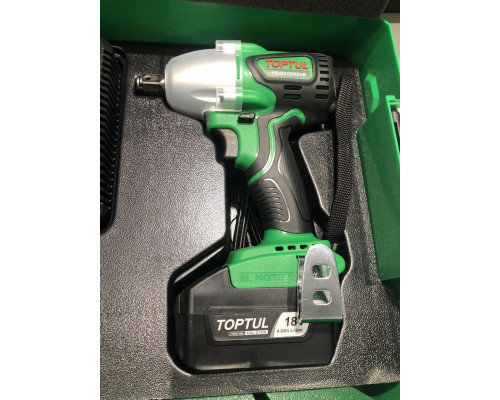 Аккумуляторный гайковерт ударный 1/2" 120/240/385Nm 2760об/мин (Pro Series) TOPTUL KPA-1639E
