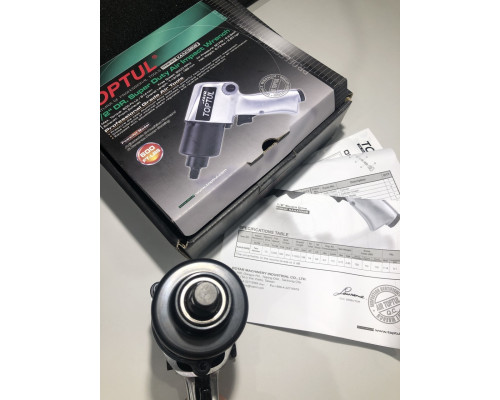 Гайковерт для автосервиса пневматический 1/2" 814N/m 8000об/мин TOPTUL KAAA1660B