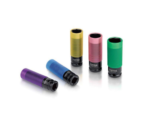 Головка для литых дисков TOPTUL 1/2" ударная длинная 22мм Pro-Series KABP1622