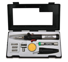 Паяльник газовый 150W с комплектом насадок 8ед. TOPTUL EGAE0801