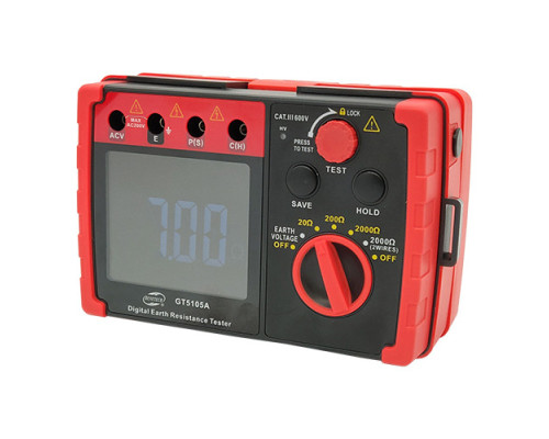 Тестер сопротивления заземления (0-2000 Ω) BENETECH GT5105A