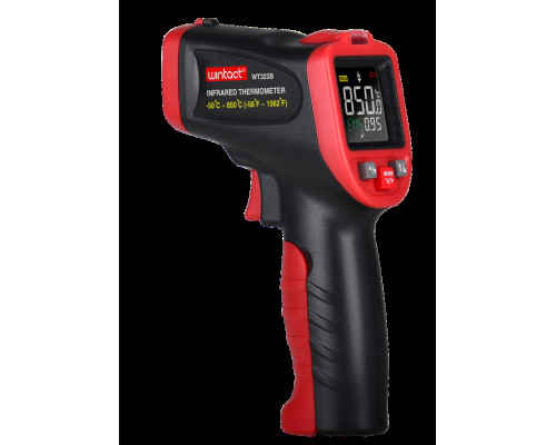 ИК пирометр (цв. дисплей, термопара) -50-850°C WINTACT WT323B