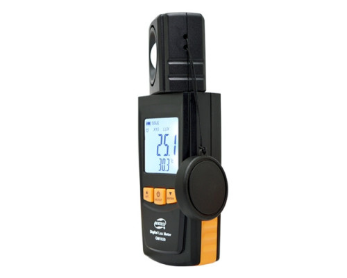 Измеритель освещенности люксметр + термометр, USB 200000 Lux BENETECH GM1020