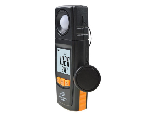 Измеритель освещенности люксметр + термометр, USB 200000 Lux BENETECH GM1020