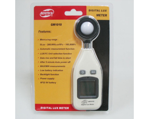 Люксметр 200000 Lux BENETECH GM1010