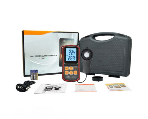 Цифровой люксметр + термометр, USB 200000 Lux BENETECH GM1030C