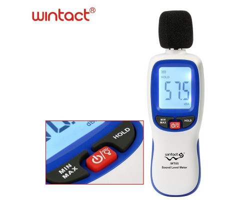 Цифровой шумомер 30-130 дБ WINTACT WT85