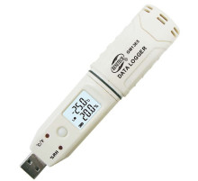 Регистратор влажности и температуры (даталоггер) USB, 0-100%, -30-80°C BENETECH GM1365