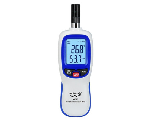 Термогигрометр цифровой Bluetooth 0-100%, -20-70°C WINTACT WT83B