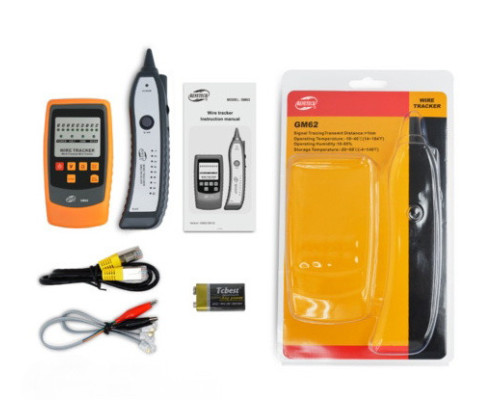Кабельный тестер RJ-45 и RJ-11 BENETECH GM62