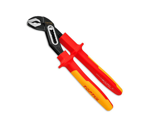 Клещи переставные изолированные 10" 1000V VDE TOPTUL DGCE2210