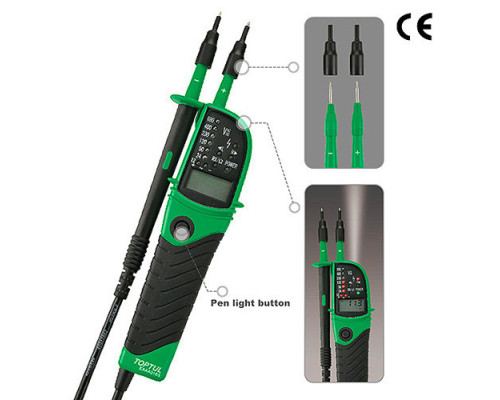Тестер автомобильный универсальный TOPTUL с цифровым дисплеем 12~690V AC/DC EAAA0169