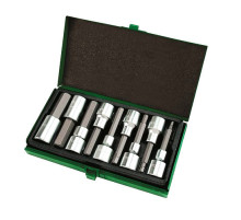 Набор головок-бит шестигранник TOPTUL 1/2" Н4-Н17 80мм GAAD0905