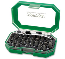 Набор биты + трещотка TOPTUL 1/4" 35ед. GACW3503