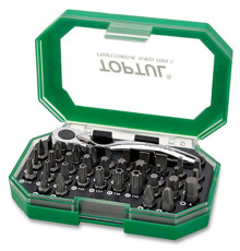 Набор биты + трещотка TOPTUL 1/4" 35ед. GACW3503