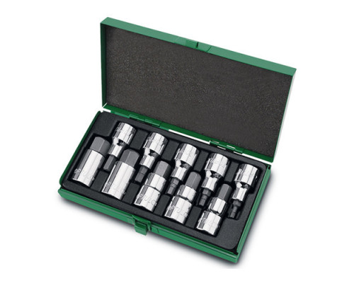 Набор головок-бит шестигранник TOPTUL 1/2" Н4-Н19 GAAD1007