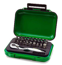 Набор бит с трещоткой TOPTUL 1/4" 31ед. GABW3103