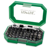 Набор биты + трещотка TOPTUL 1/4" 35ед. GACW3504
