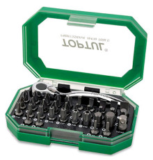 Набор биты + трещотка TOPTUL 1/4" 35ед. GACW3504