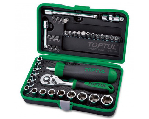 Профессиональный набор инструмента TOPTUL 1/4" 41ед. GADW4101