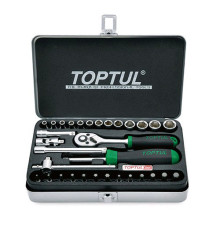 Набор инструментов для автомобиля TOPTUL 1/4" 32ед. GCAD3204