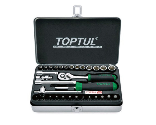 Набор инструментов для автомобиля TOPTUL 1/4" 32ед. GCAD3204