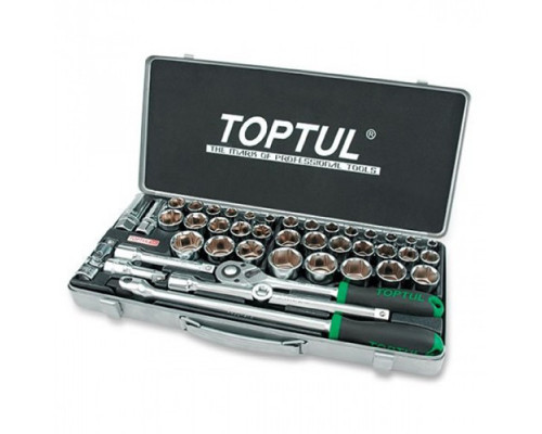 Комбинированный набор инструментов TOPTUL 1/2" (дюйм+метр.) 43ед. GCAD4303