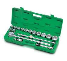 Набор головок с трещоткой TOPTUL 3/4" 17ед. (12-гр.) GCAI1702